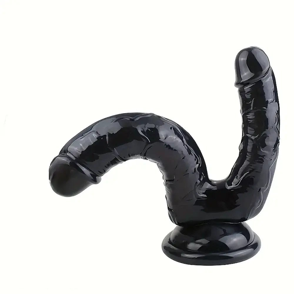 Double-ended realistic pvc dildo, photo 9