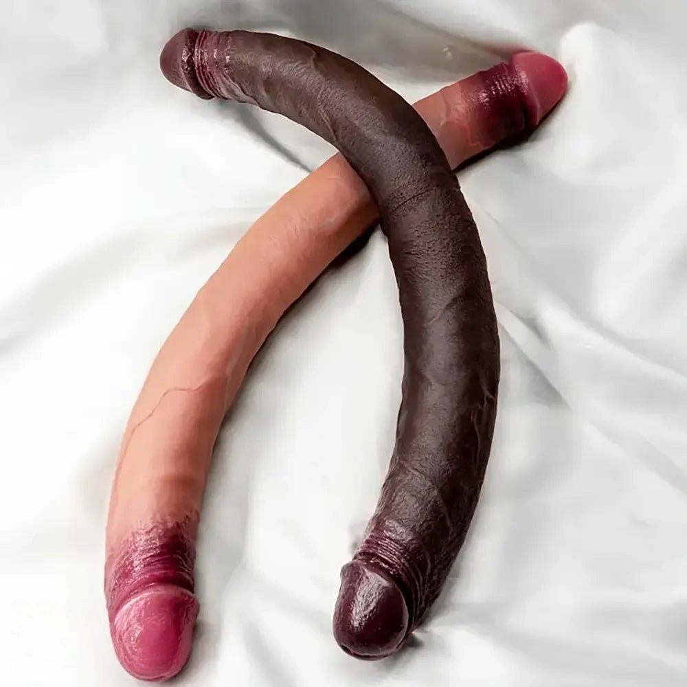 Double-ended silicone dildo, photo 6