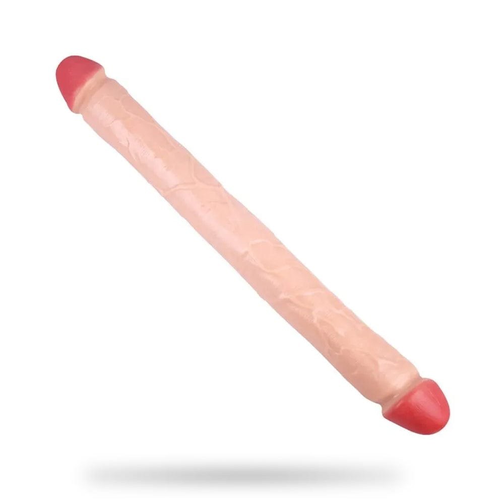 Double ended realistic silicone dildo, photo 1