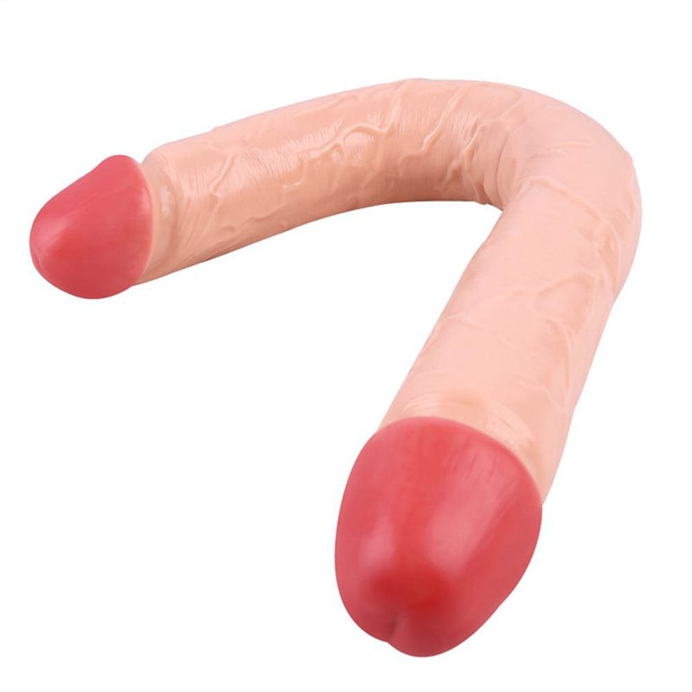 Double ended realistic silicone dildo, photo 10