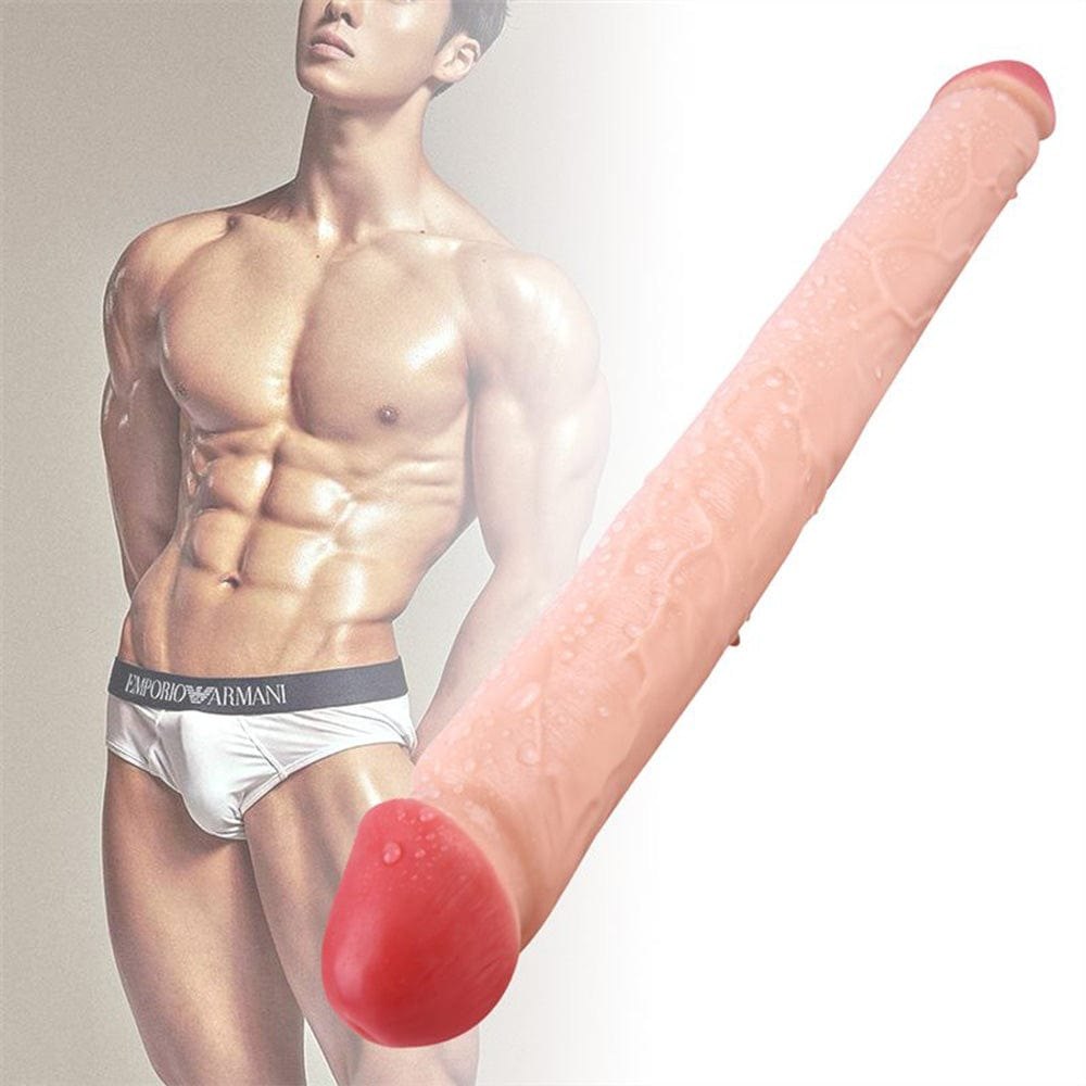 Double ended realistic silicone dildo, photo 6