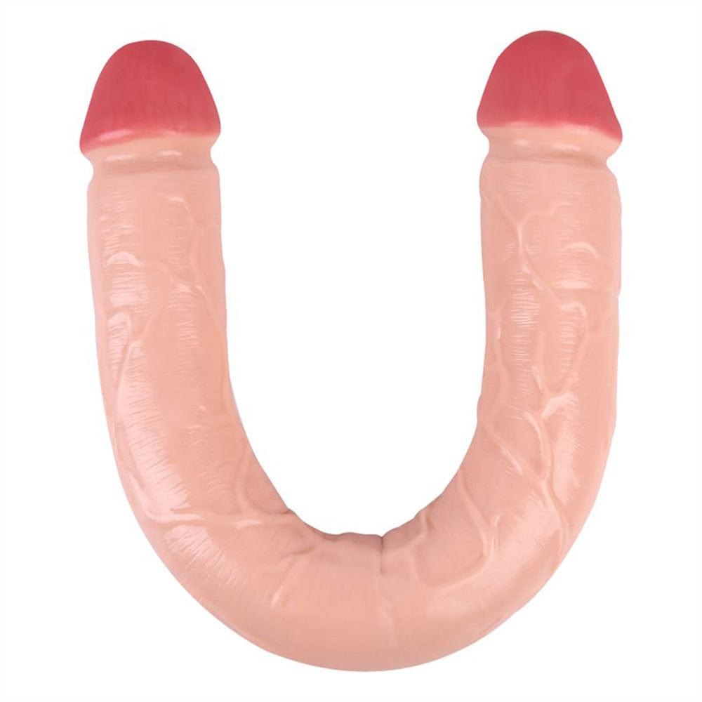 Double ended realistic silicone dildo, photo 9