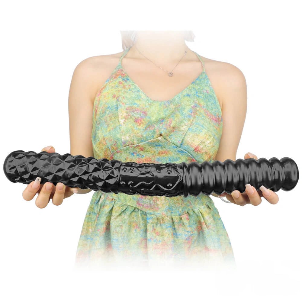 Ribbed double ended textured dildo, photo 8