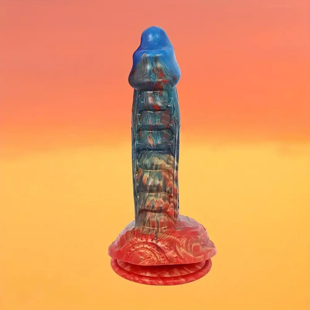 Textured silicone double-headed dildo, photo 10
