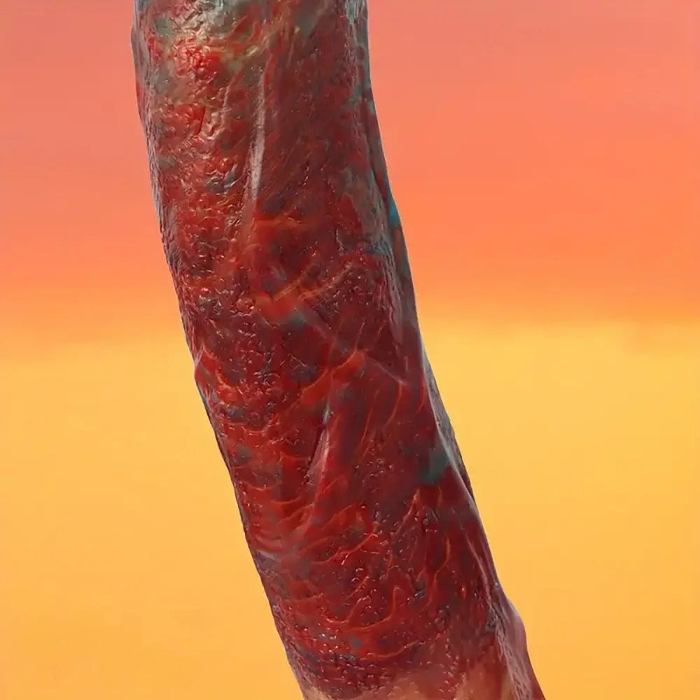 Textured silicone double-headed dildo, photo 12