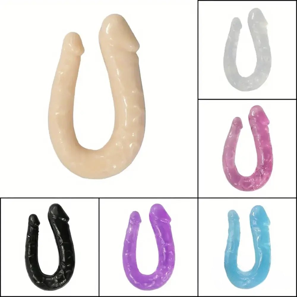 Flexible double-ended u-shape dildo, photo 2