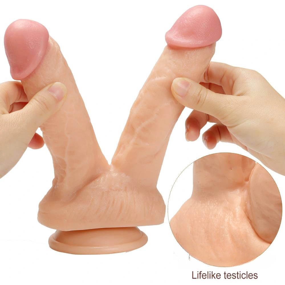 Double head realistic dildo, photo 2