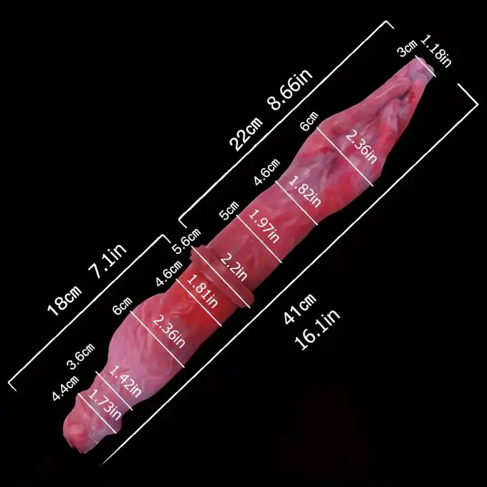 Double head silicone dildo, photo 3