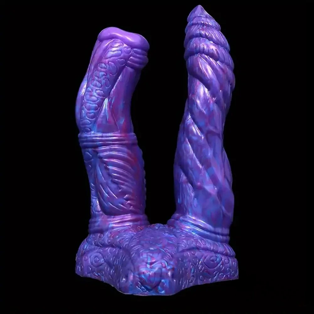Double-headed fantasy dildo with rotating joint, photo 6