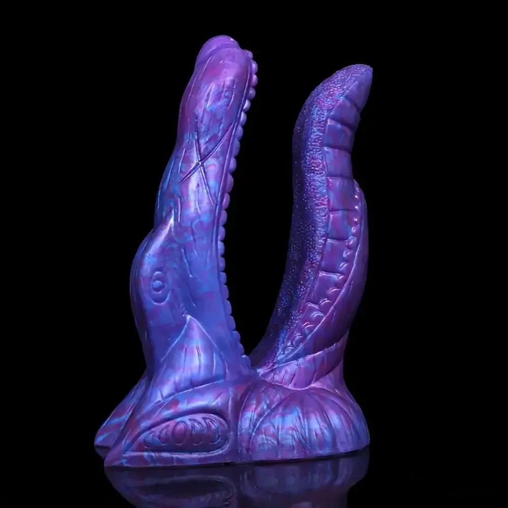 Double-headed fantasy dildo with rotating joint, photo 7