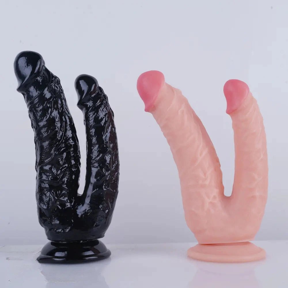 Double-headed v-shaped dildo, photo 1
