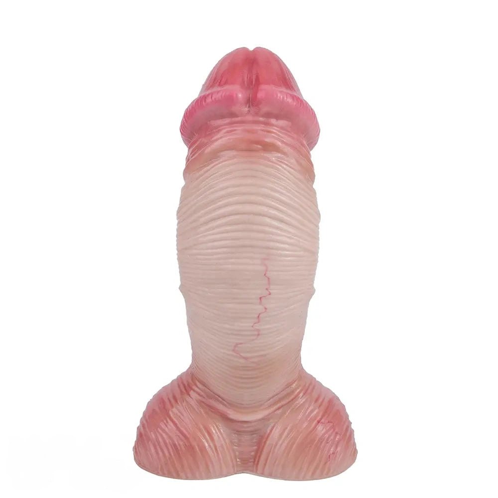 Flesh double layer big anal suction cup dildo, photo 3