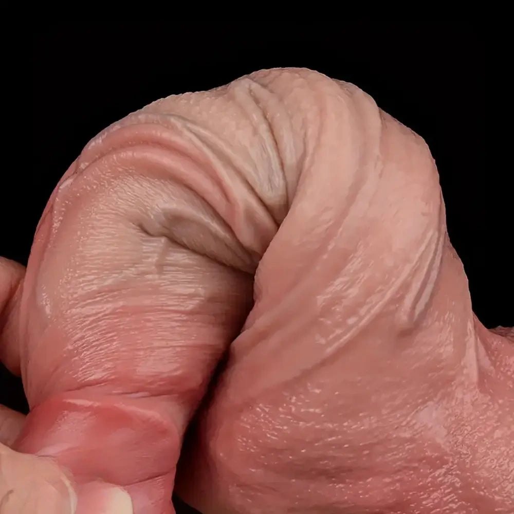 Flesh double-layer realistic dildo, photo 5