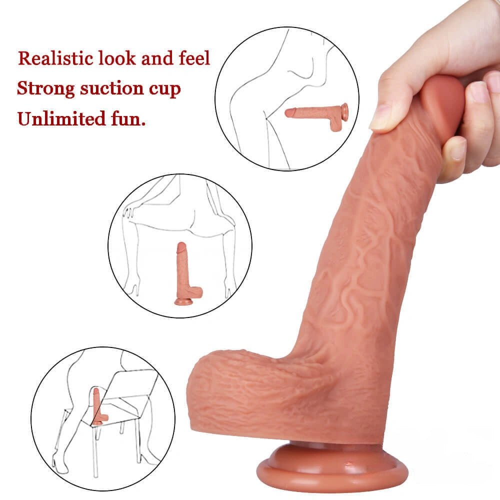 Double layer realistic dildo, photo 10