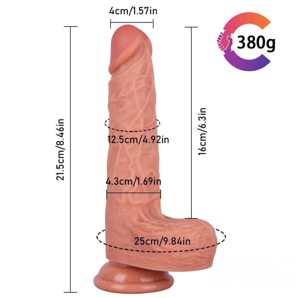 Double layer realistic dildo, photo 11
