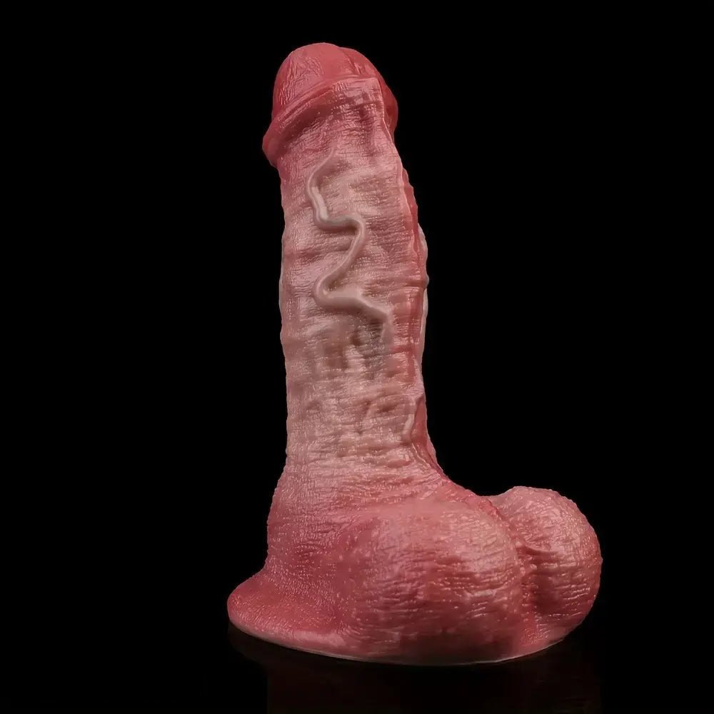 Flesh tone double layer realistic dildo, photo 11