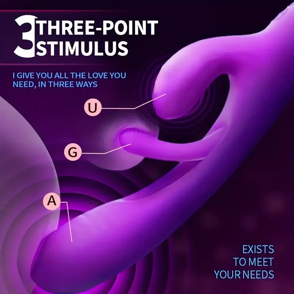 Purple double layer silicone dildo, photo 5