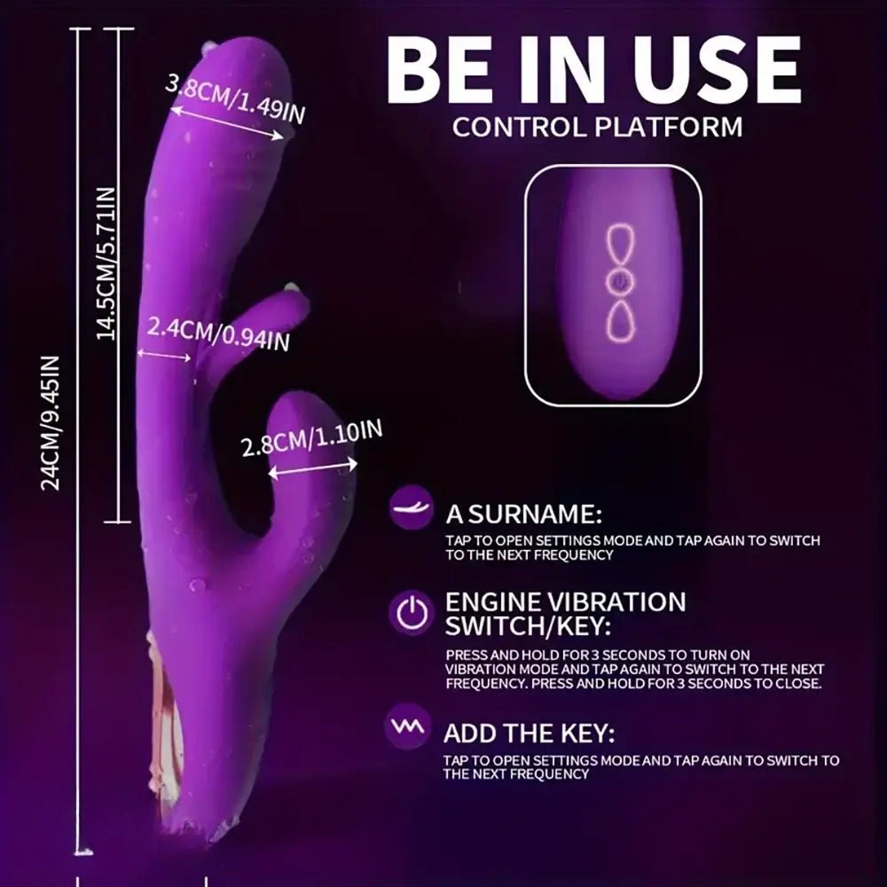 Purple double layer silicone dildo, photo 8