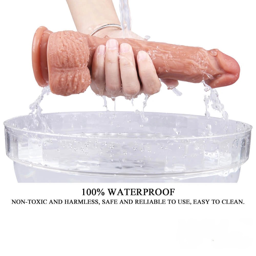Double layer silicone suction dildo, photo 6