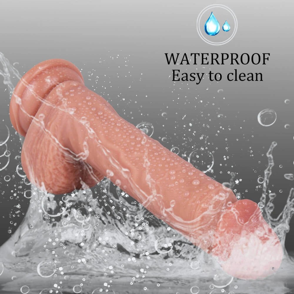 Double layer silicone suction dildo, photo 9