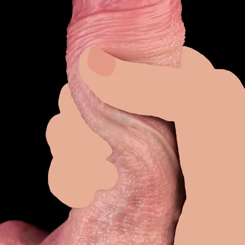 Flesh skin-like silicone dildo, photo 15