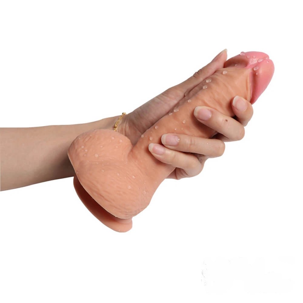 Flesh tone silicone suction cup dildo, photo 8