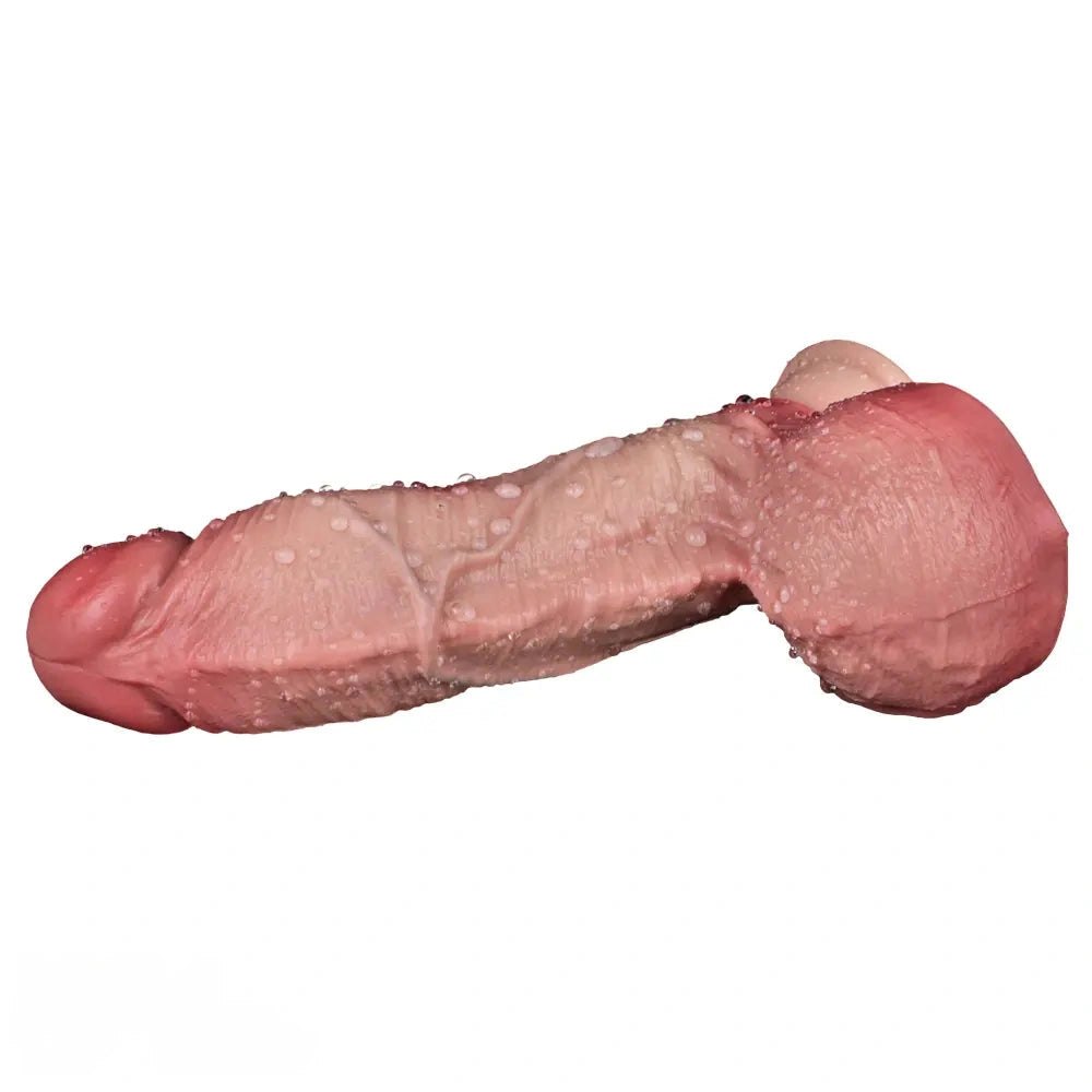 Flesh double layer suction cup dildo, photo 13