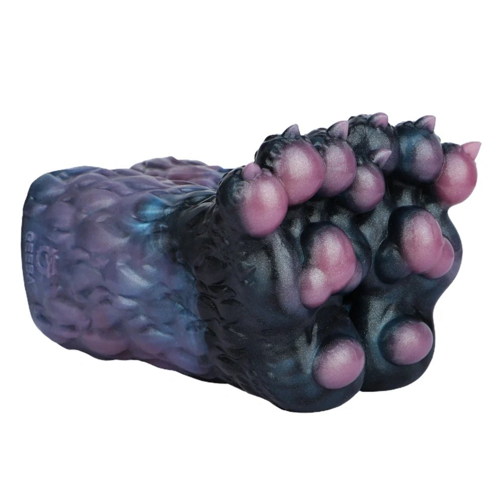 Midnight blue double canine paw masturbator, photo 2