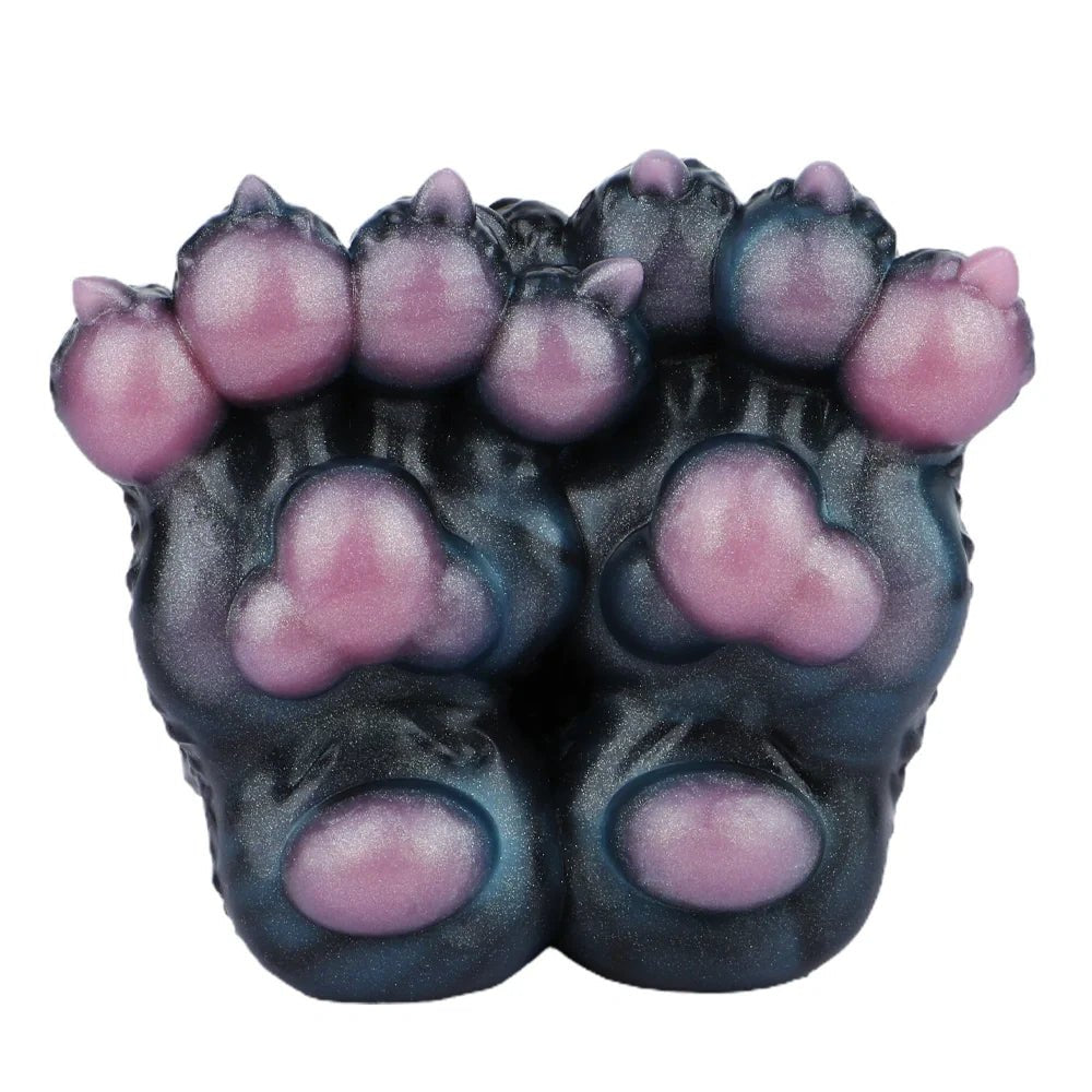 Midnight blue double canine paw masturbator, photo 3