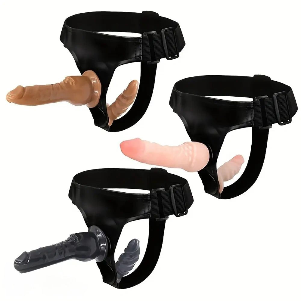 PVC double strap-on harness set, photo 2