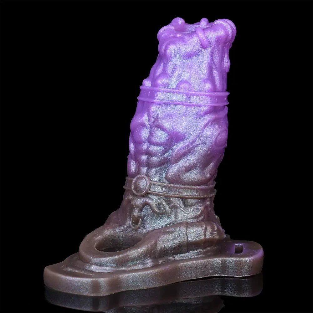 Purple silicone dragon fantasy dildo, photo 10