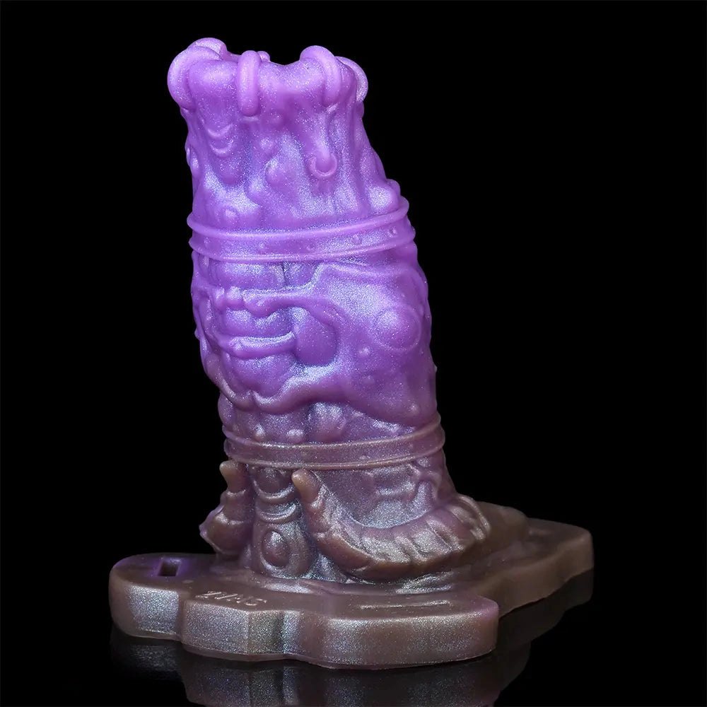 Purple silicone dragon fantasy dildo, photo 12