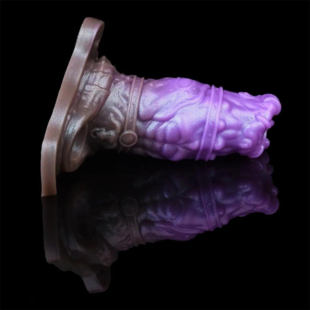 Purple silicone dragon fantasy dildo, photo 14