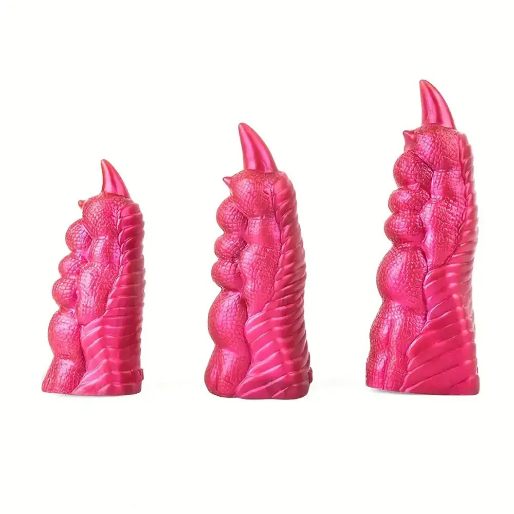 Red silicone dragon claw finger sleeve