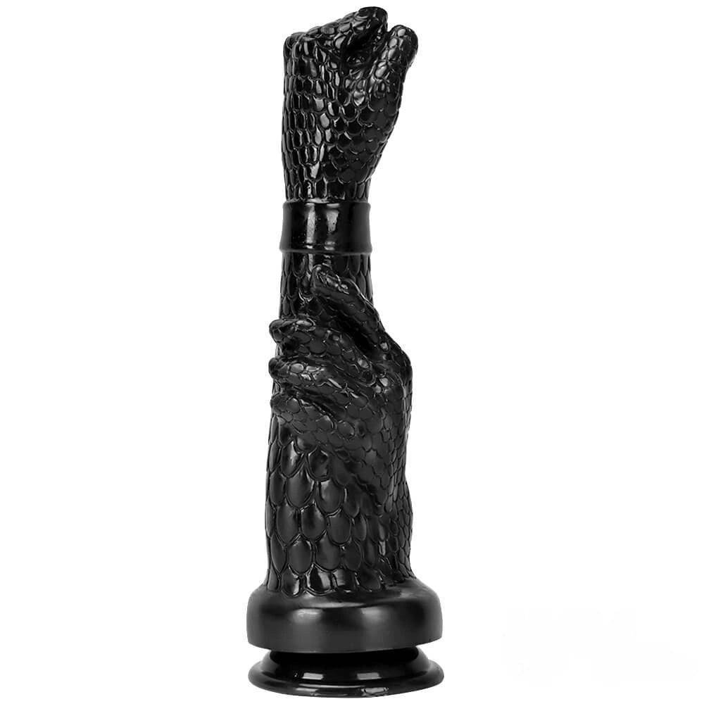 Black scaled dragon claw fist dildo, photo 8