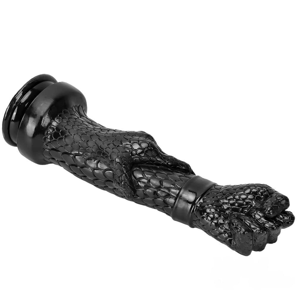 Black scaled dragon claw fist dildo, photo 9