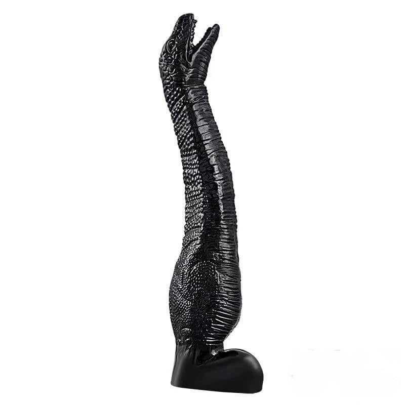 Black dragon claw textured fantasy dildo