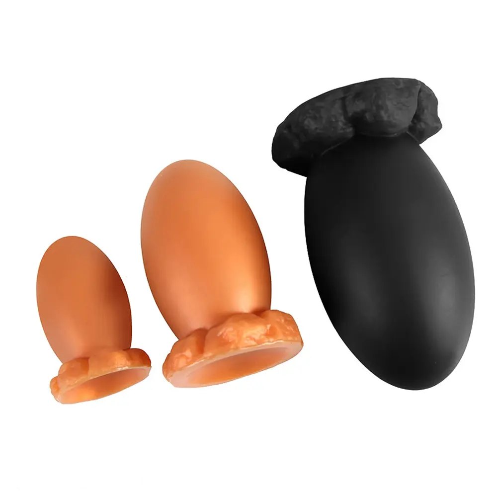 Dragon egg shaped silicone fantasy dildo, photo 3