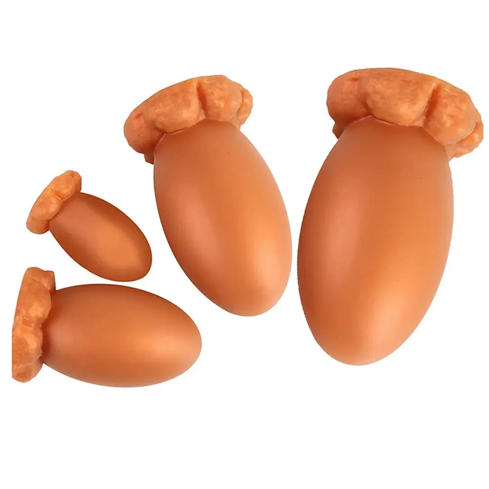 Dragon egg shaped silicone fantasy dildo, photo 5
