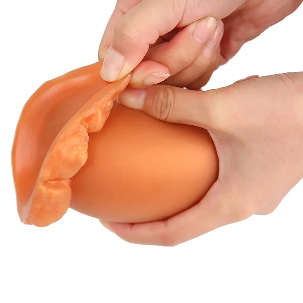 Dragon egg shaped silicone fantasy dildo, photo 6