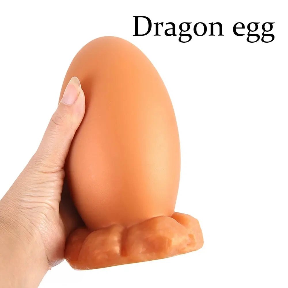 Dragon egg shaped silicone fantasy dildo, photo 9