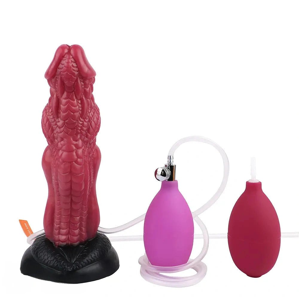 Red dragon creature fantasy dildo, photo 10