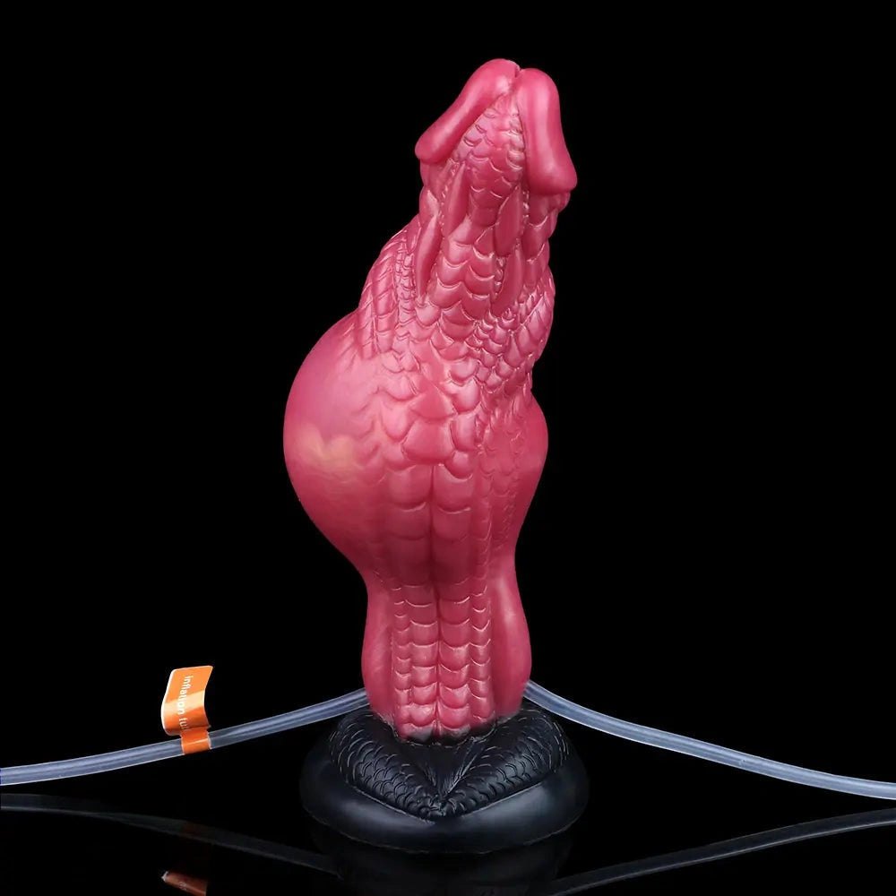 Red dragon creature fantasy dildo, photo 11