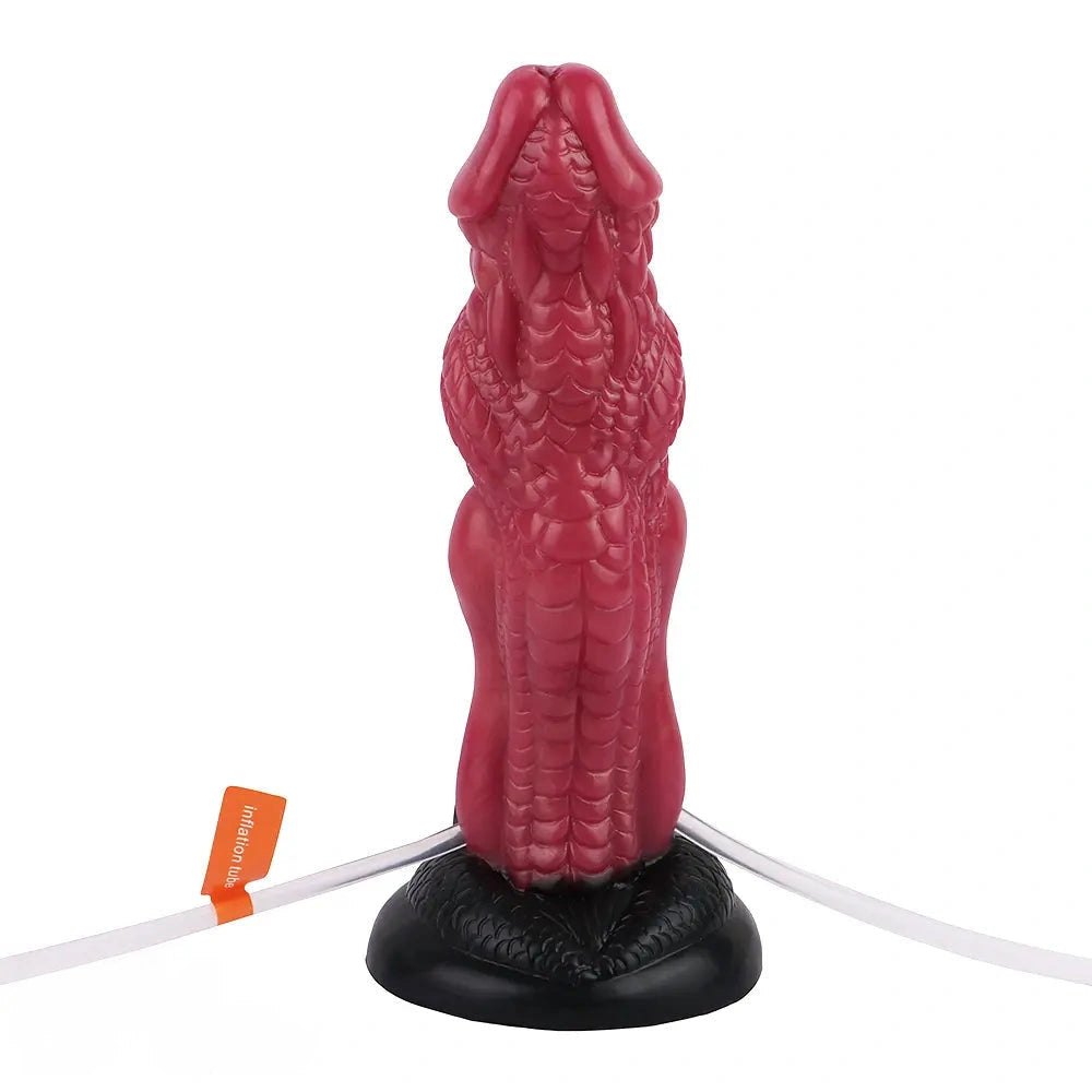Red dragon creature fantasy dildo, photo 12
