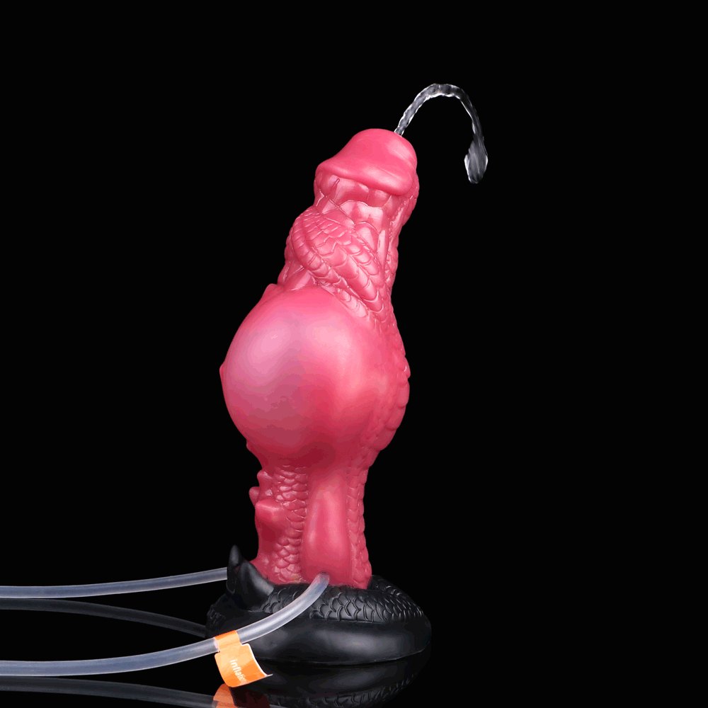 Red dragon creature fantasy dildo, photo 3