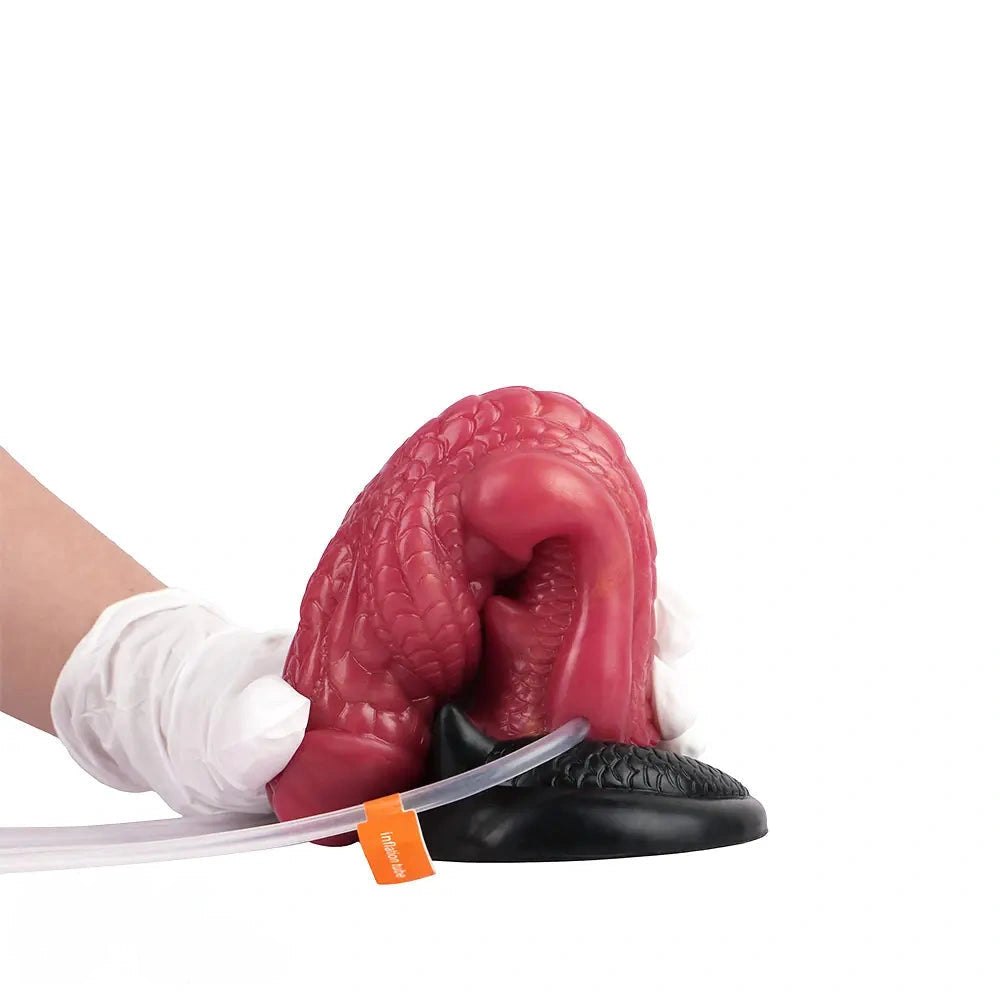 Red dragon creature fantasy dildo, photo 7
