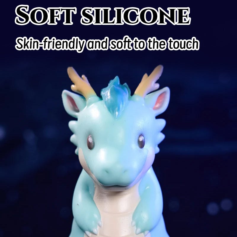 Pastel dragon fantasy masturbator figure, photo 3