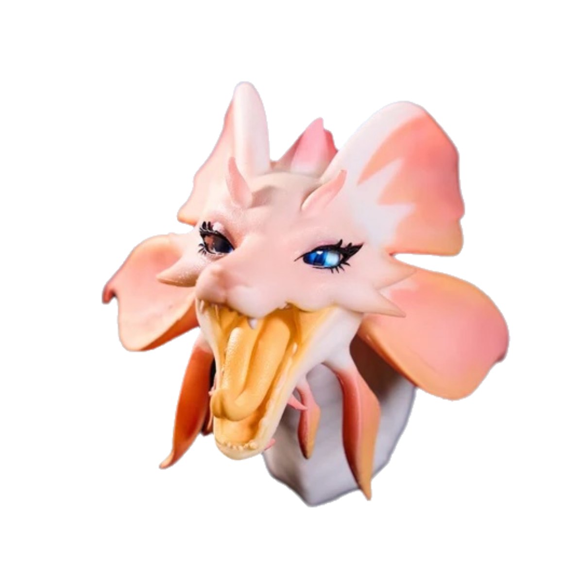 Peach dragon-fox fantasy head masturbator, photo 1