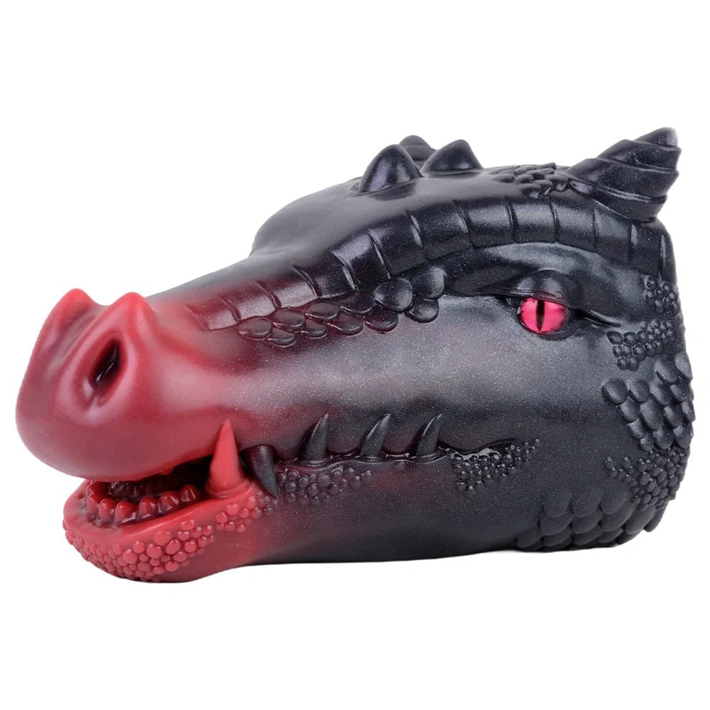 Black and red dragon head onahole, photo 2
