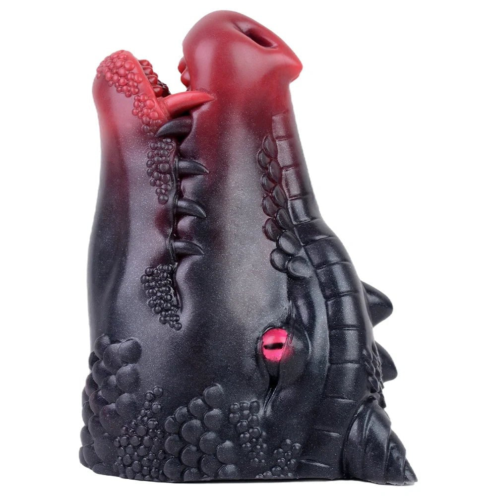 Black and red dragon head onahole, photo 4